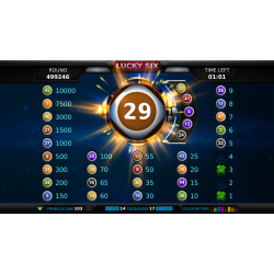 Lucky 6 TV Screen